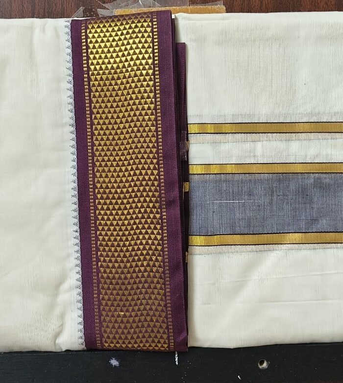VT0095 9X5 11 KAN JARI DHOTI